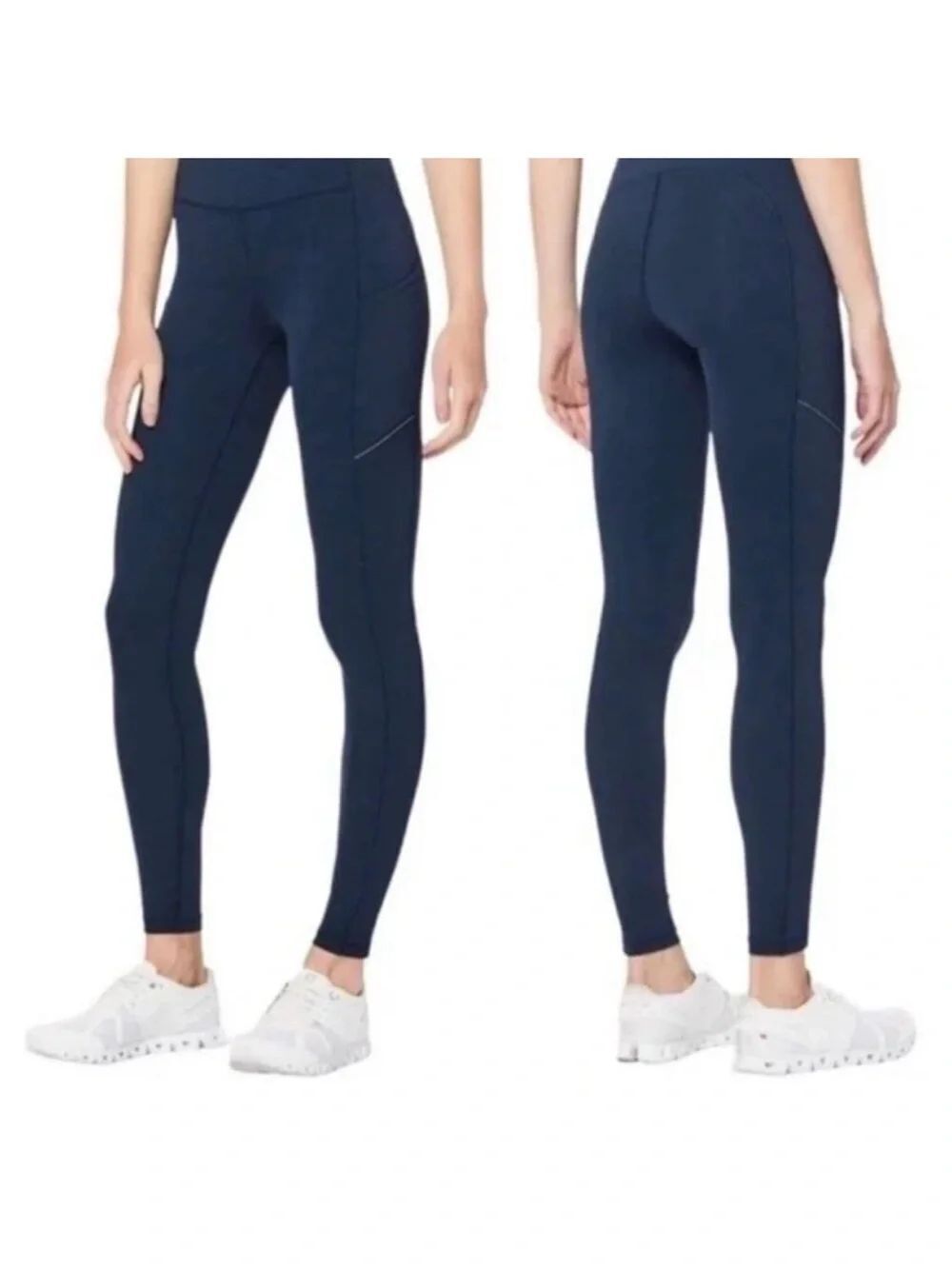 LululemonโSpee Up Tight Navy Blue Leggings Womenโs Size 10